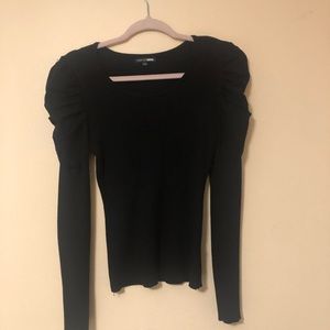 Black long sleeve shirt from fashion nova